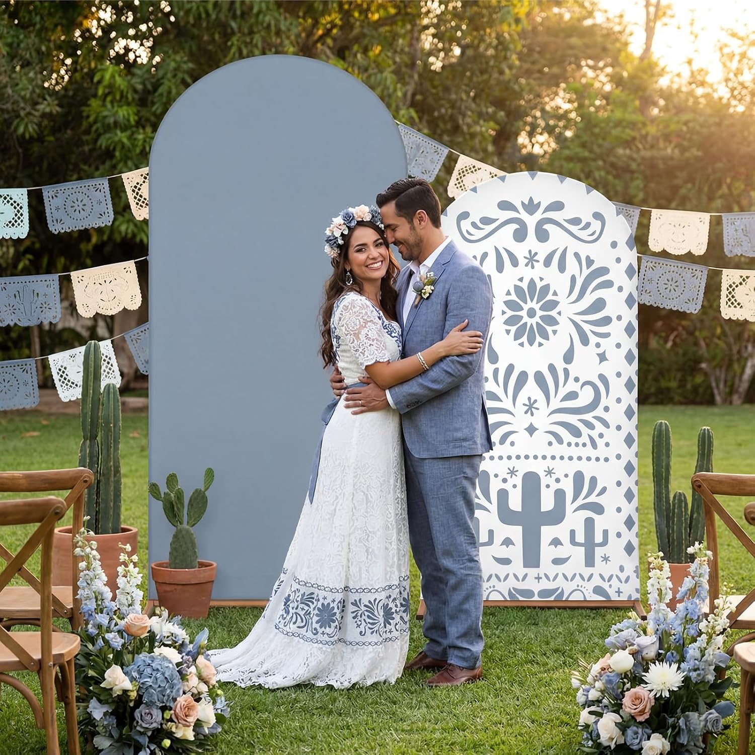 ฉากหลังแบบสองด้านสั่งทำพิเศษลา - Dessert Table Backdrop บทวิจารณ์และราคา