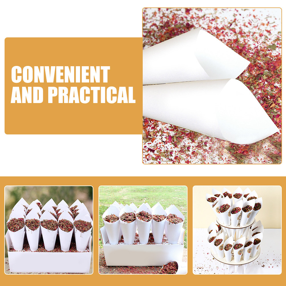 กรวยกระดาษคราฟท์สำหรับใส่กลีบด - Papercraft Supply Confetti บทวิจารณ์และราคา