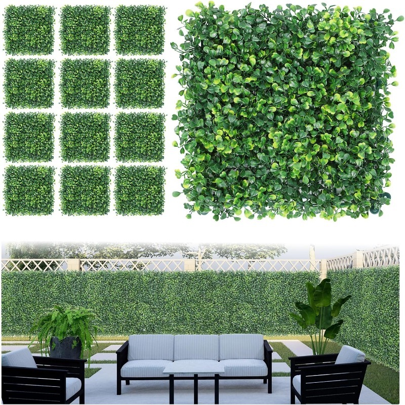 1/3/6 ชิ้น แผงหญ้าเทียมติดผนัง - Flower Wall Panel บทวิจารณ์และราคา