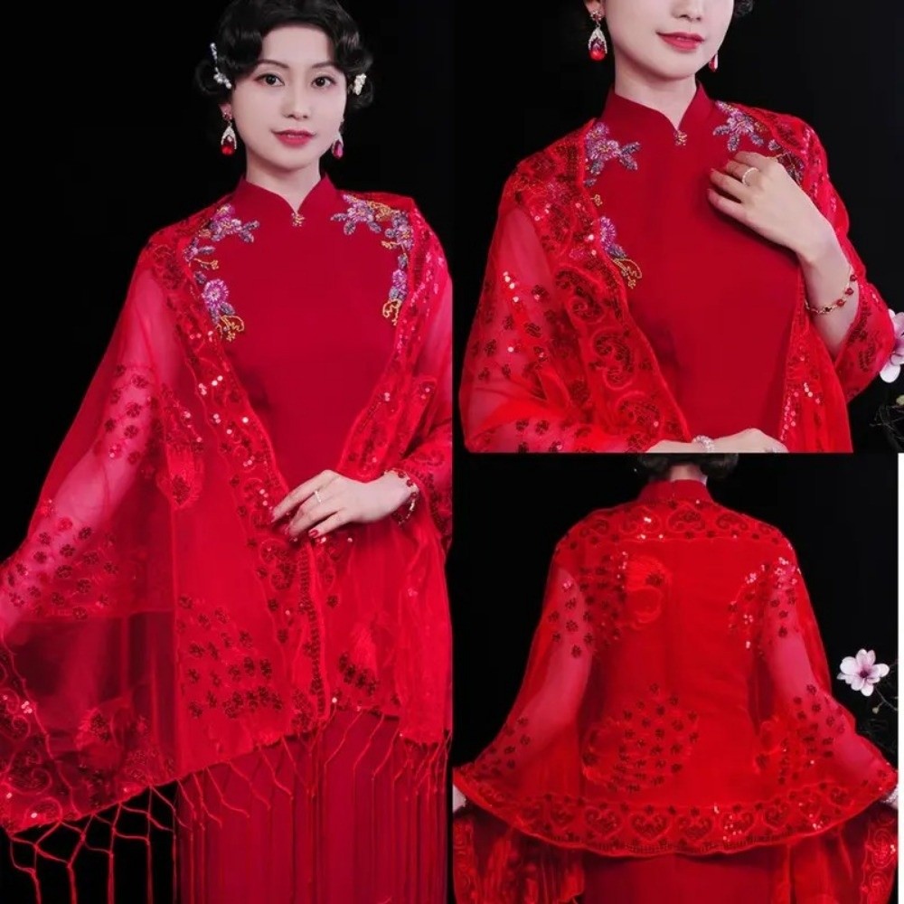 ผ้าคลุมไหล่แต่งงานหรูหราประดับ - Glitter Tablecloth บทวิจารณ์และราคา