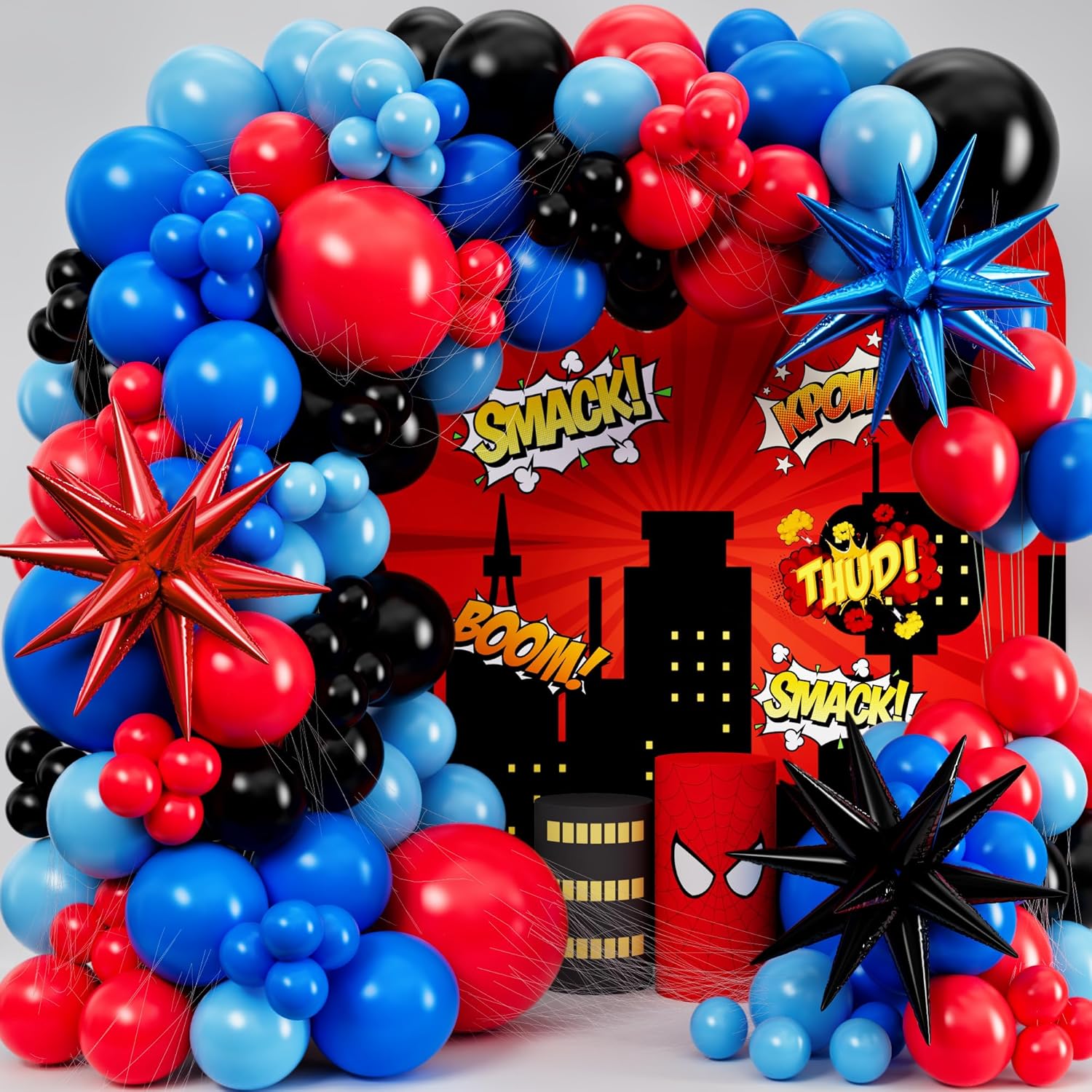 ชุดตกแต่งซุ้มลูกโป่งธีมแมงมุม  - Balloon Arch Kit บทวิจารณ์และราคา