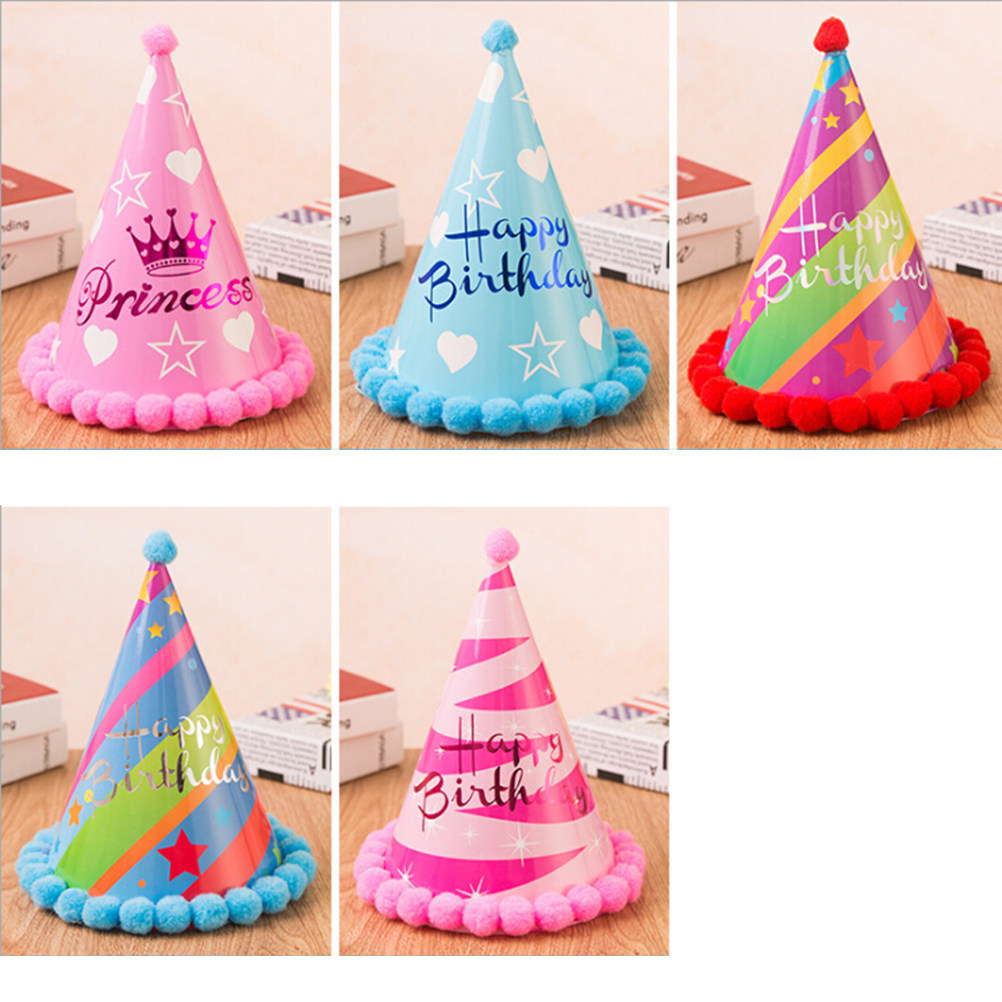 12 ชิ้นหมวกปาร์ตี้วันเกิดสีสัน - Party Hat Cone บทวิจารณ์และราคา