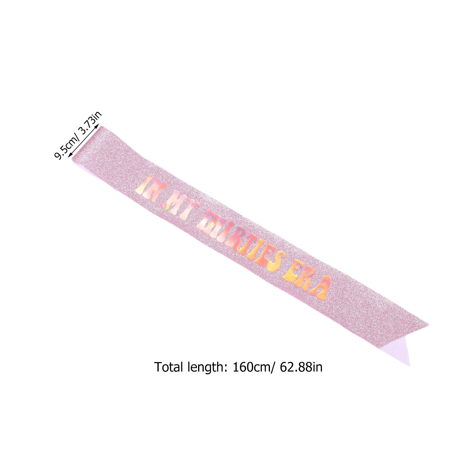 สายสะพายวันเกิดประดับกลิตเตอร์ - Birthday Sash Glitter บทวิจารณ์และราคา