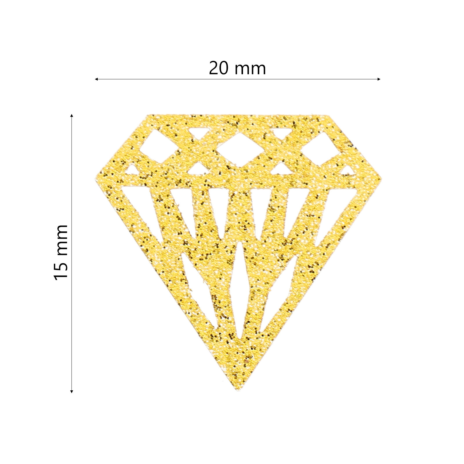 300 ชิ้น แหวนเพชรกลวงสุดหรู กร - Papercraft Supply Confetti บทวิจารณ์และราคา